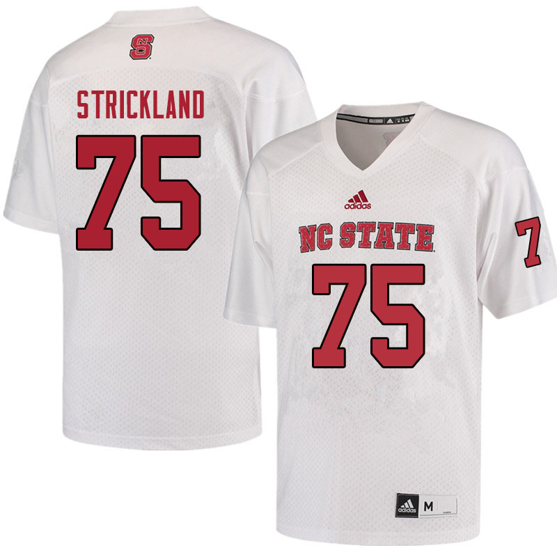 Men #75 Jalynn Strickland NC State Wolfpack College Football Jerseys Sale-Red